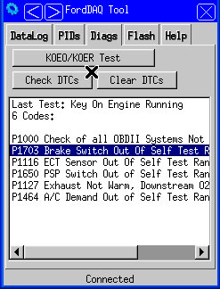 Diagnostic Trouble Code Reading and Clearing